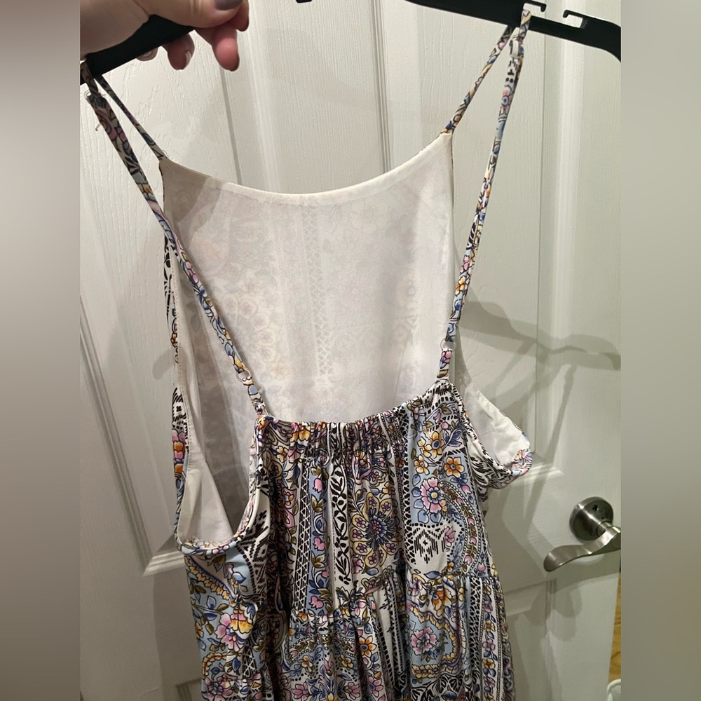 Floral Spaghetti-Strap Sundress- Medium - Picture 6 of 10